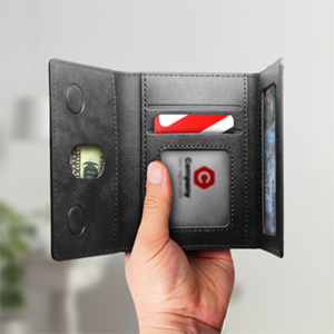 TRIFOLD PU Magnetic Wallet with RFID Block Malaysia