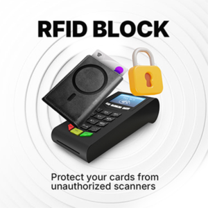 TRIFOLD PU Magnetic Wallet with RFID Block Malaysia